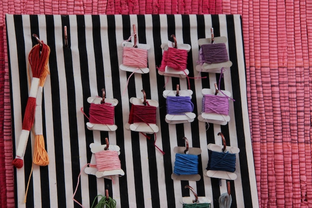 przykładowe hafty na tekstyliach